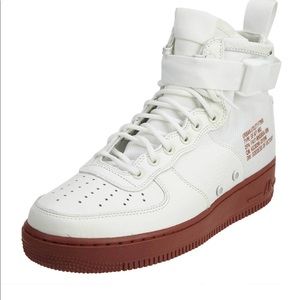 Nike SF Air Force 1 Mid Ivory Mars Stone